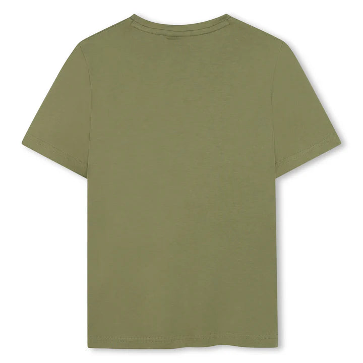 Playera Boss Verde Militar Para Niño