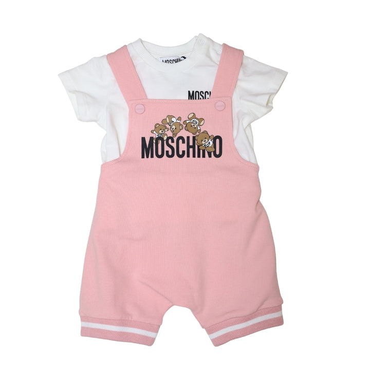 Jumper Corto Bebé Moschino Teddy Rosa