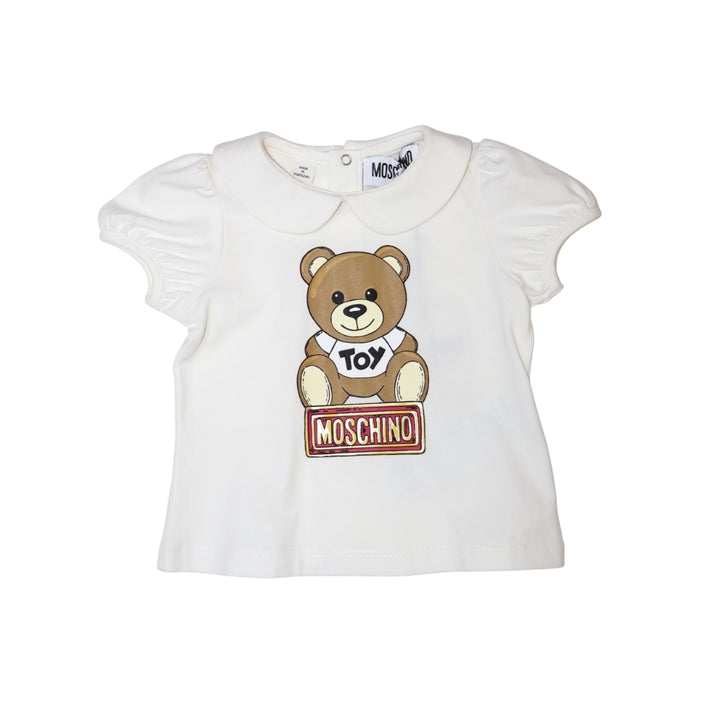 Blusa Bebé Moschino Teddy Cuello Peter Pan