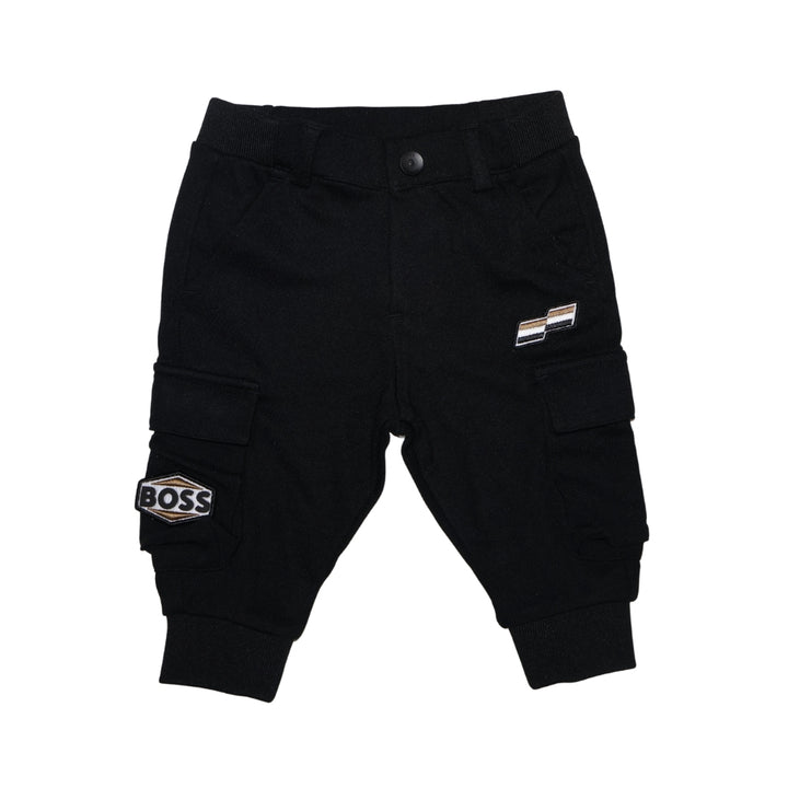 Boss Pantalón Cargo Negro Niño
