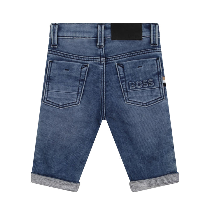 Boss Pantalón Mezclilla Azul Claro Niño