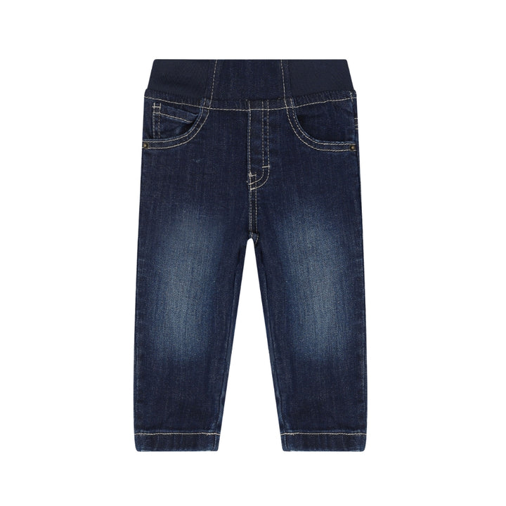 Boss Pantalón Mezclilla Azul Oscuro Niño
