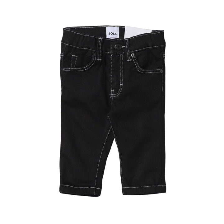 Boss Pantalón Mezclilla Negro Niño