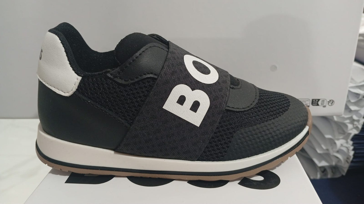 Tenis BOSS Casual Negro con Logo