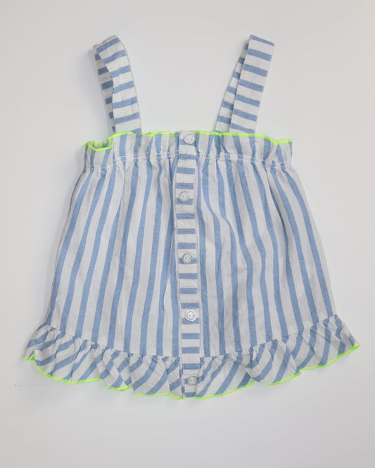 Blusa Billieblush de Rayas Azul Cielo