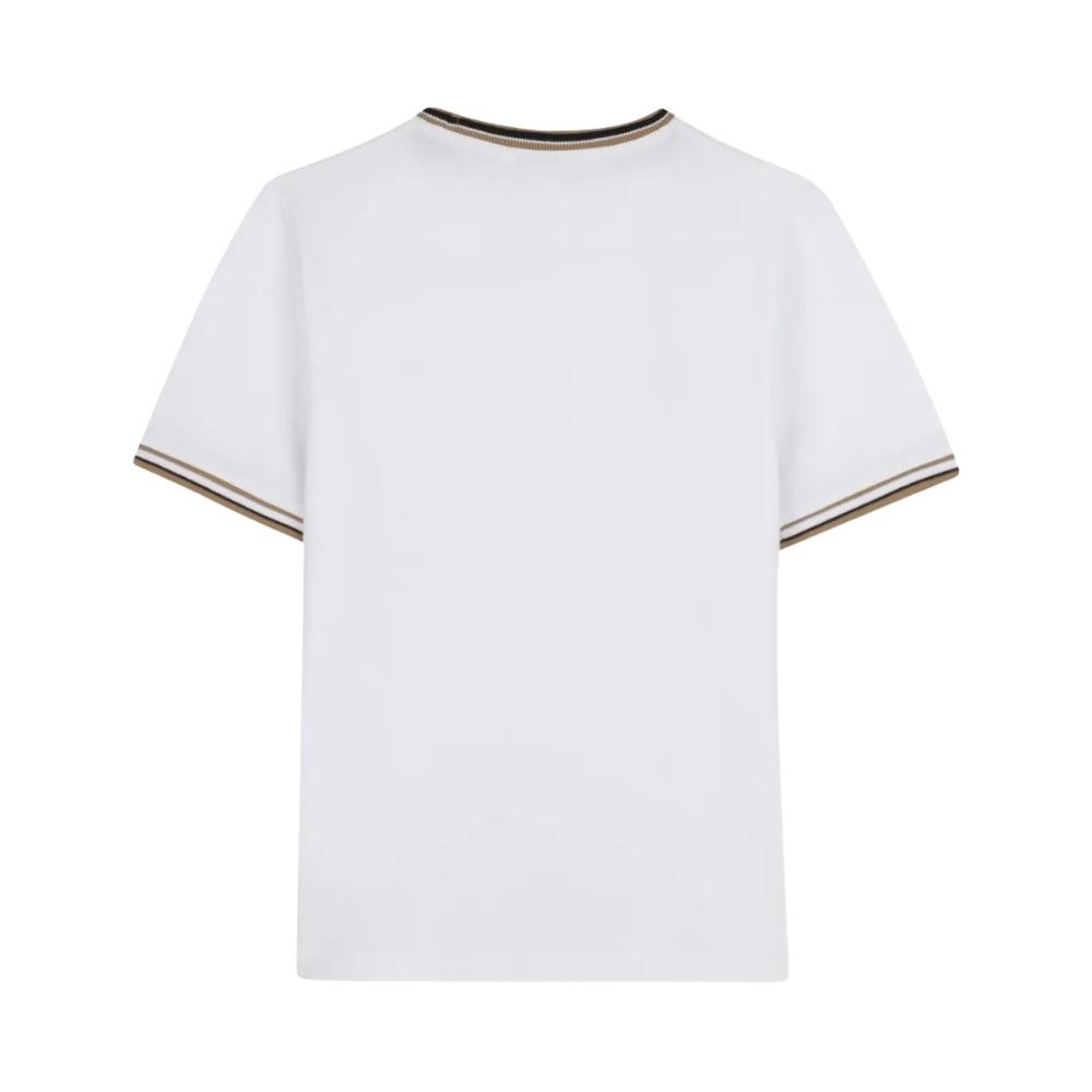 Playera BOSS Kids Blanca con Logo Minimalista