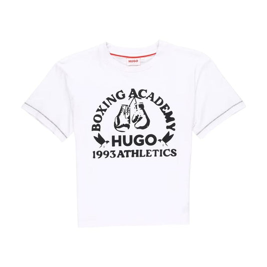 Playera Blanca HUGO para niña