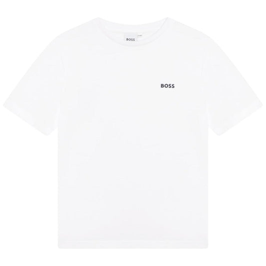 Playera BOSS Blanca para Niño