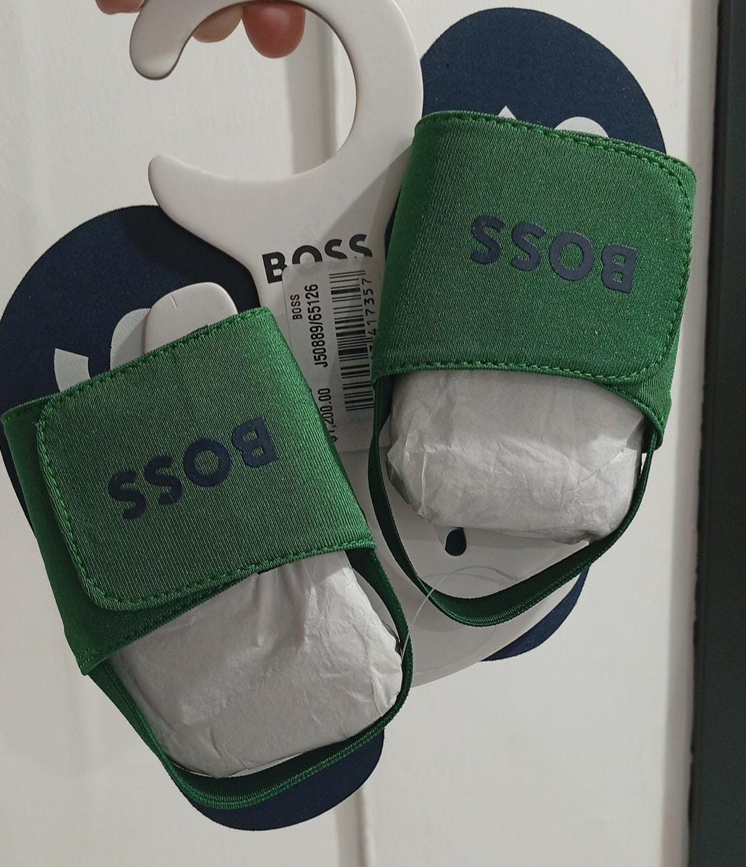 Sandalias BOSS Kids Verde