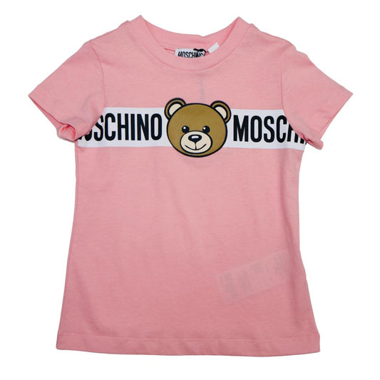 Blusa Moschino rosa con osito al frente