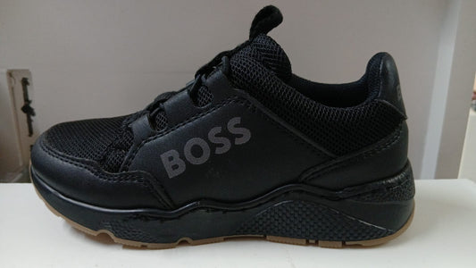 Zapatilla BOSS Deportiva Casual Negra con Cordones