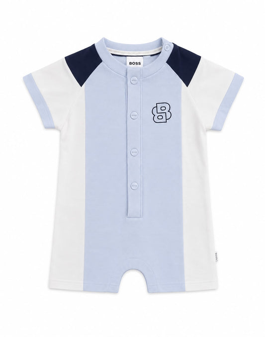 Pañalero Infantil BOSS Color Block con Logotipo