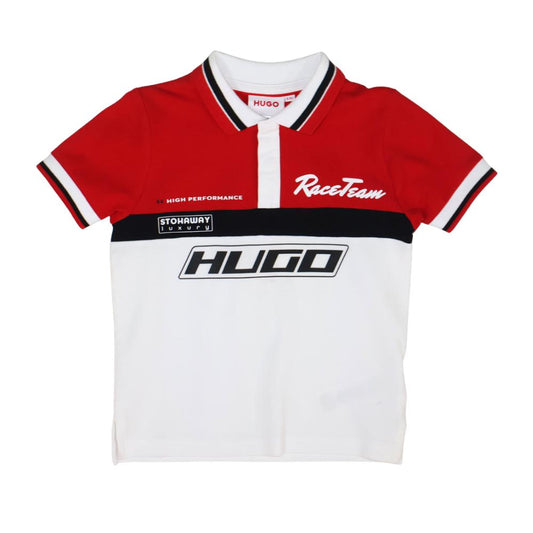 Playera Polo Hugo para Niño con Diseño Racing