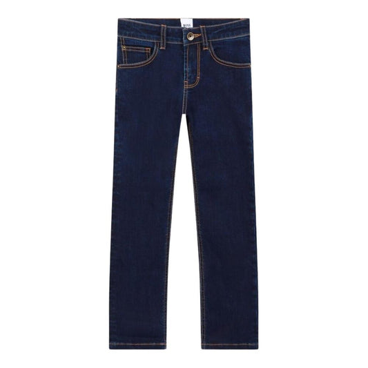 Pantalón de Mezclilla BOSS Azul Oscuro para Niño