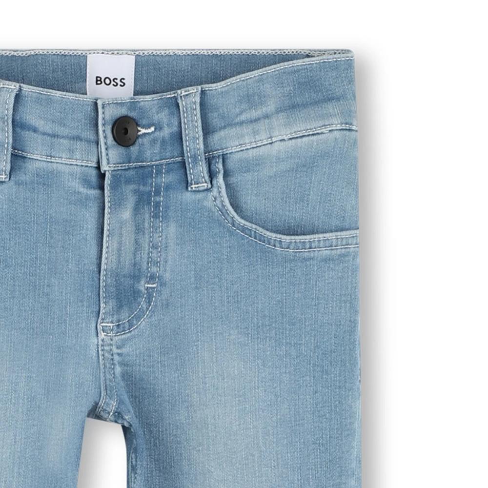 Pantalón de Mezclilla BOSS Azul Claro para Niño