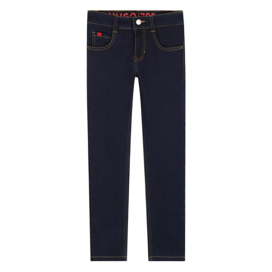 Pantalón de Mezclilla HUGO Azul Oscuro para Niño