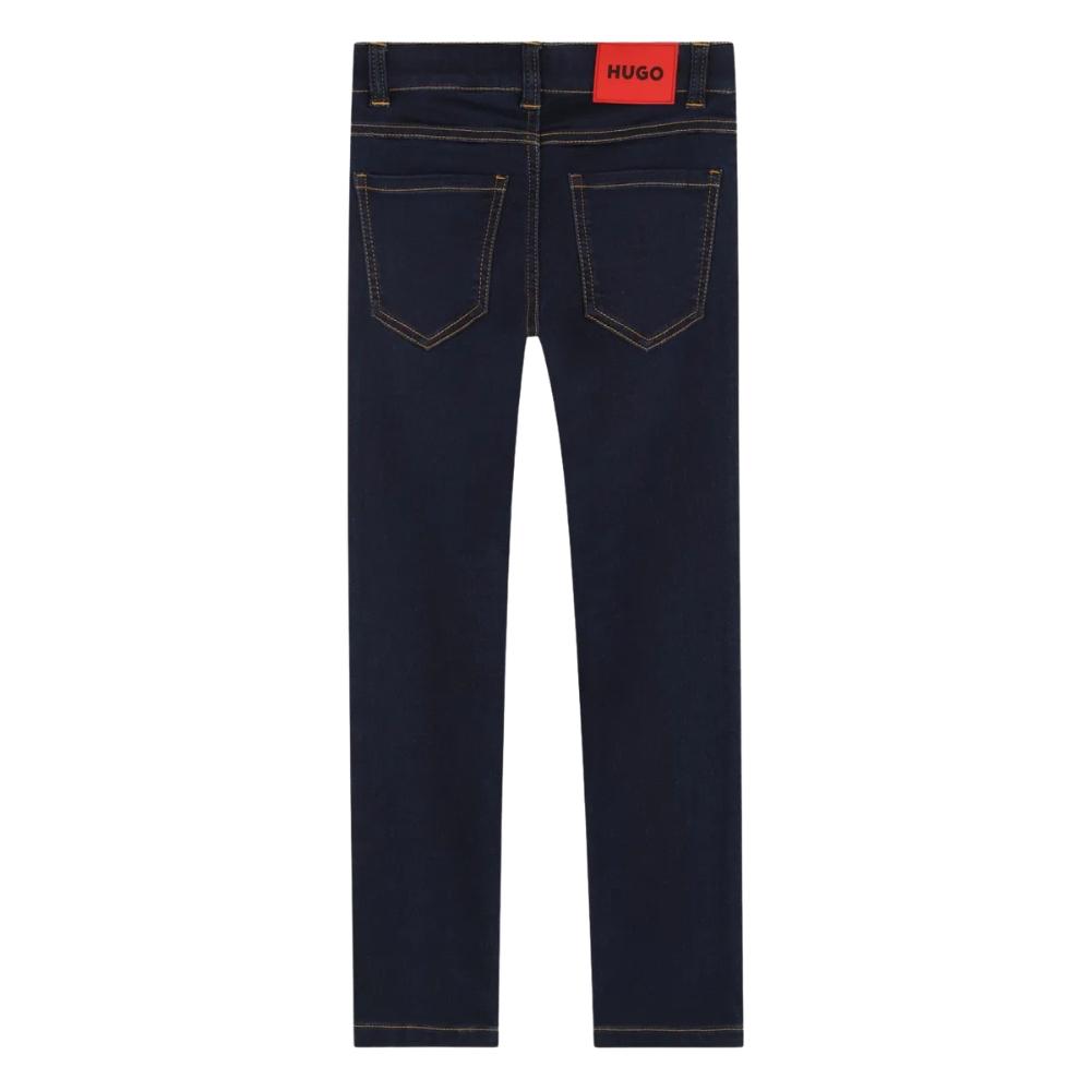 Pantalón de Mezclilla HUGO Azul Oscuro para Niño