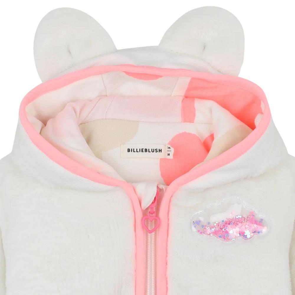 Chamarra de Peluche con Capucha y Orejitas – Billie Blush