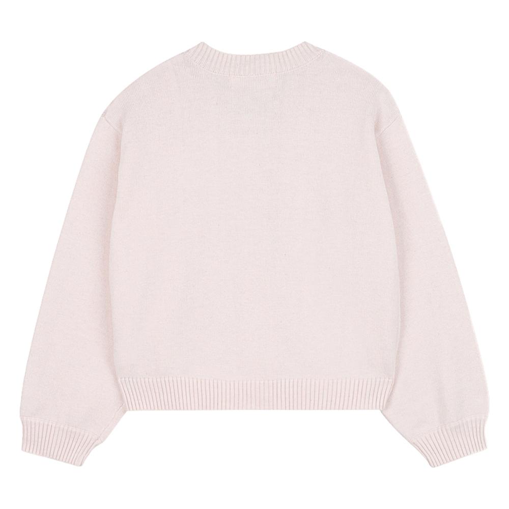 Suéter Rosa con Logo Glitter – Billie Blush