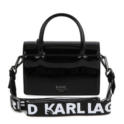 bolso de mano karl lagerfeld negro con correa