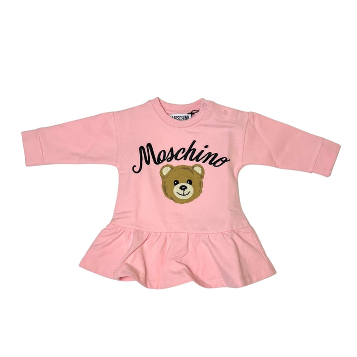 Moschino Baby – Vestido Rosa con Osito