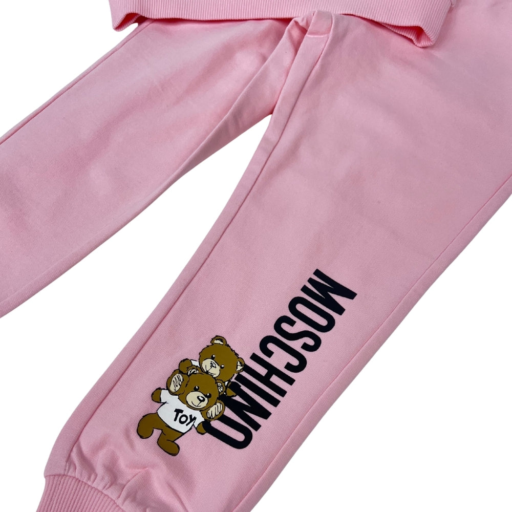 Moschino Baby – Conjunto Rosa con Ositos Toy y Logo