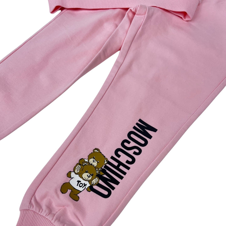 Moschino Baby – Conjunto Rosa con Ositos Toy y Logo