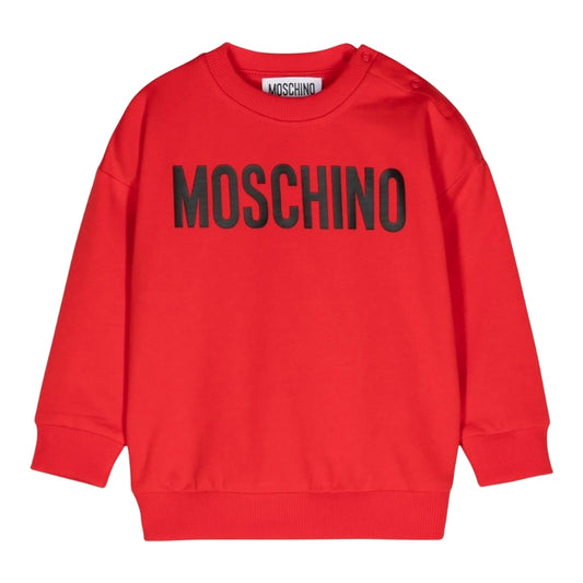 Sudadera Moschino Roja con Logo