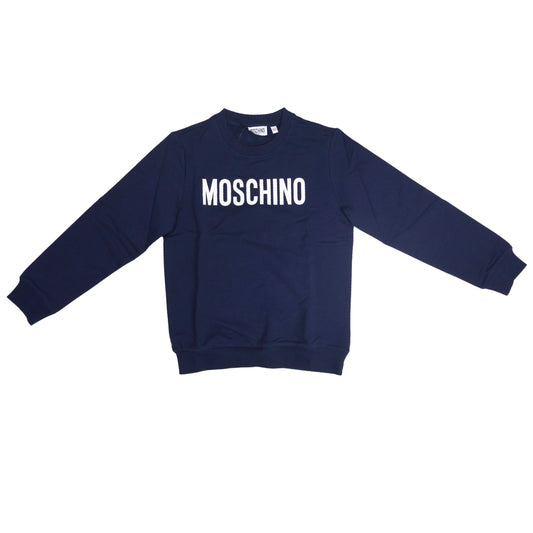 Sudadera Moschino Azul Marino con Logotipo