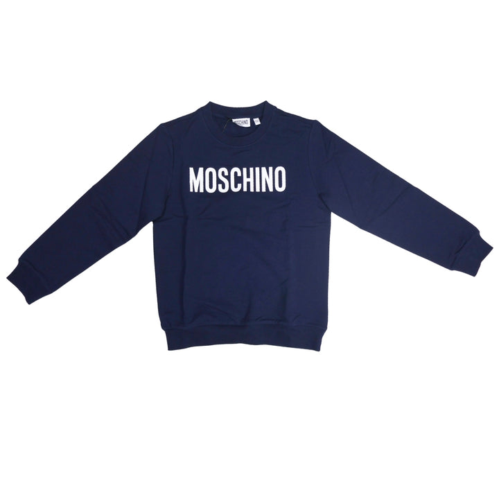Sudadera Moschino Azul Marino con Logotipo