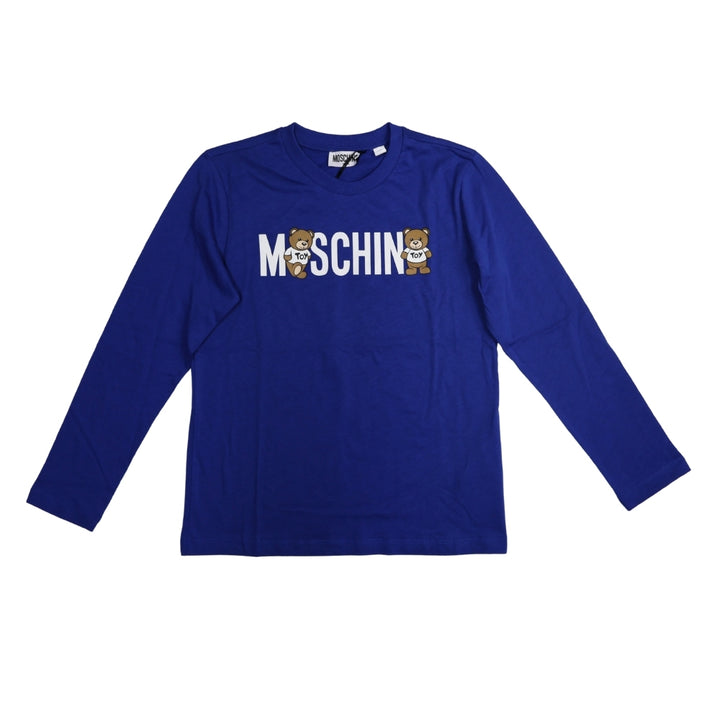 Playera Moschino Toy Azul de Manga Larga
