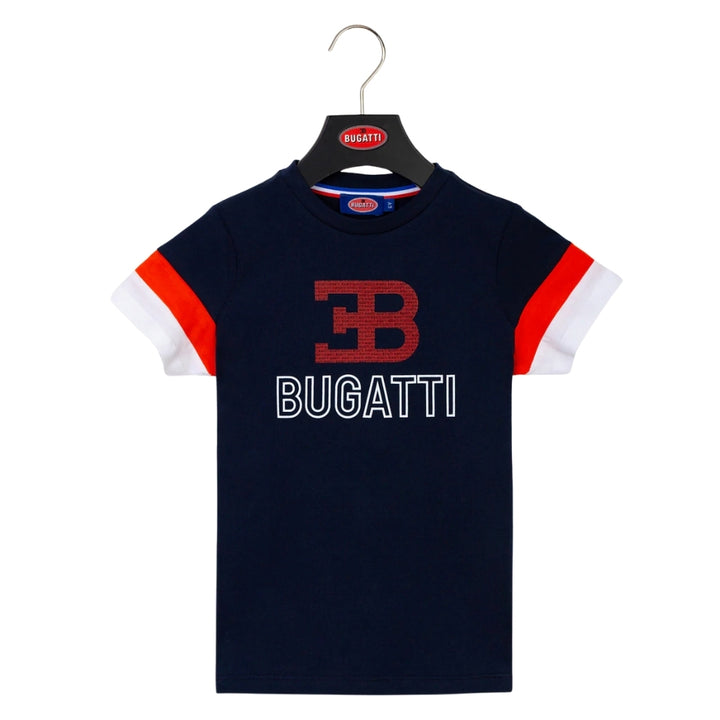 Playera Bugatti Azul Marino con Logo EB