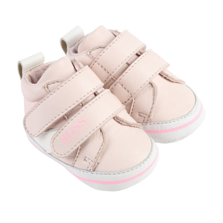 BOSS Baby Sneakers Soft Pink Velcro