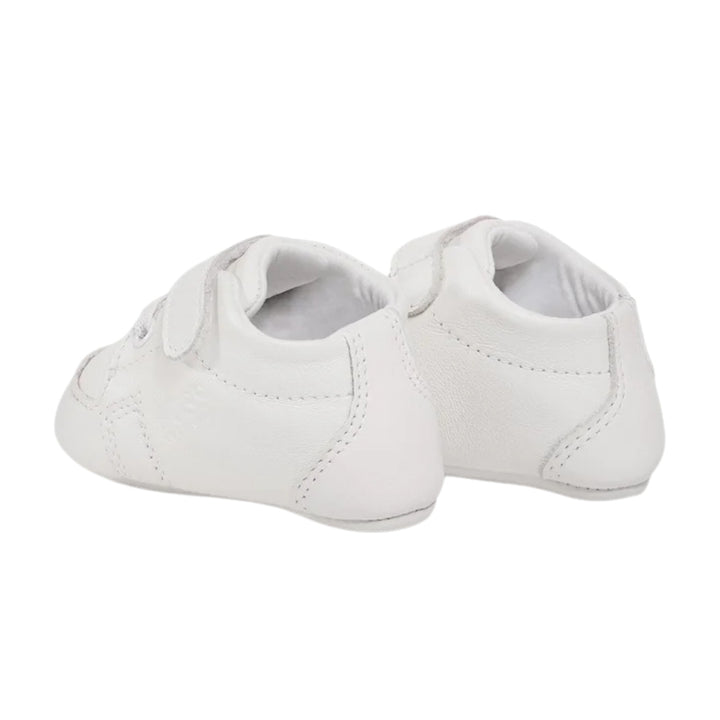 BOSS Baby Soft White Velcro Sneakers