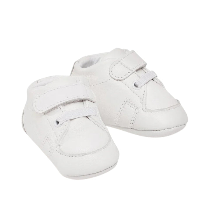 BOSS Baby Soft White Velcro Sneakers