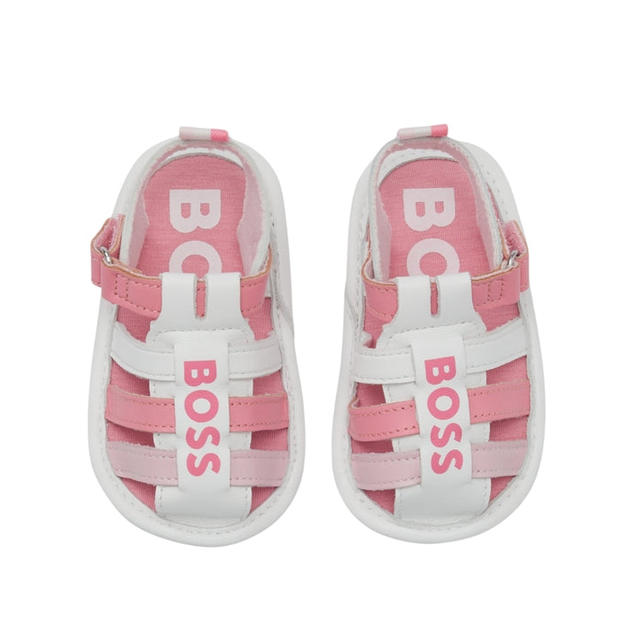 BOSS Baby Sandals White & Pink
