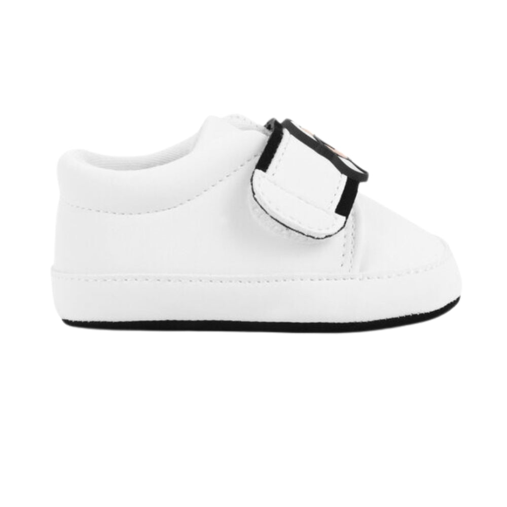Karl Lagerfeld Baby White Velcro Sneakers