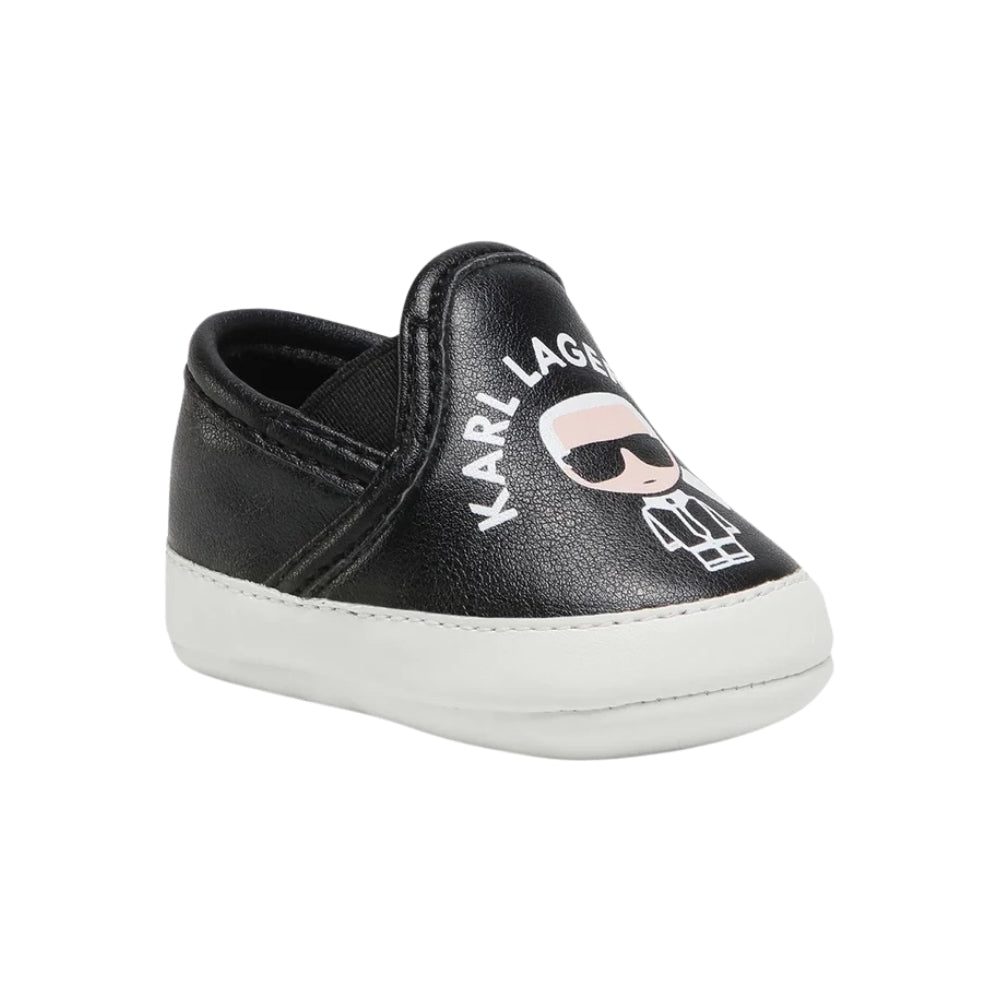 Karl Lagerfeld Baby Slip-On Sneakers Black