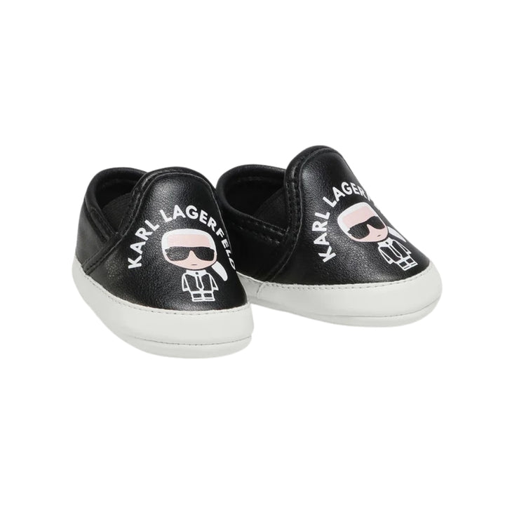 Karl Lagerfeld Baby Slip-On Sneakers Black